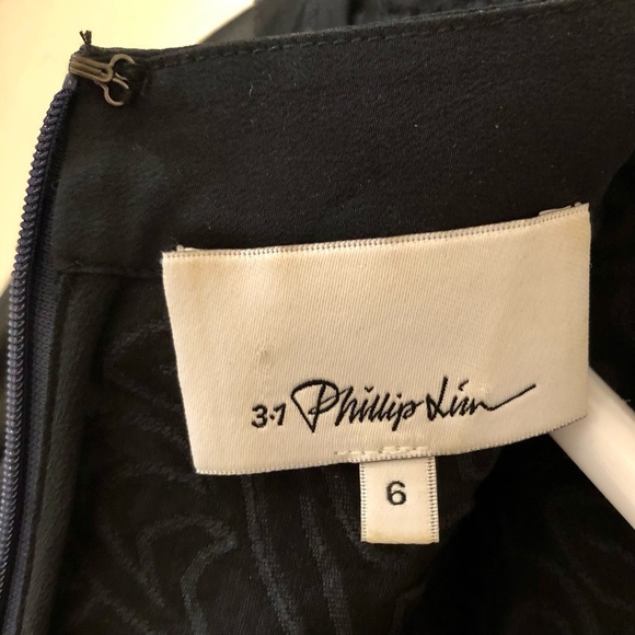 3.1 Phillip Lim Black Silk Textured Top - Picture 13 of 13